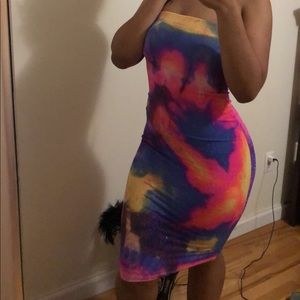 Tie Dye Midi Dress